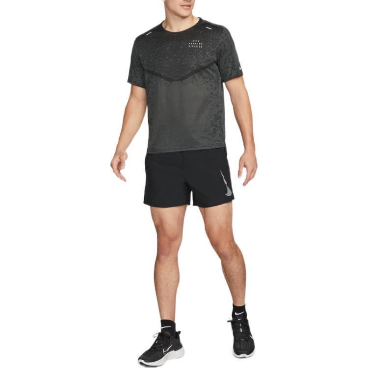 Nike Running T Shirt Men's Black DM4766-010