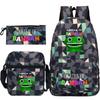 Spotted Garden Primary School Bag Shoulder Bag Pencil Bag Three-piece Set