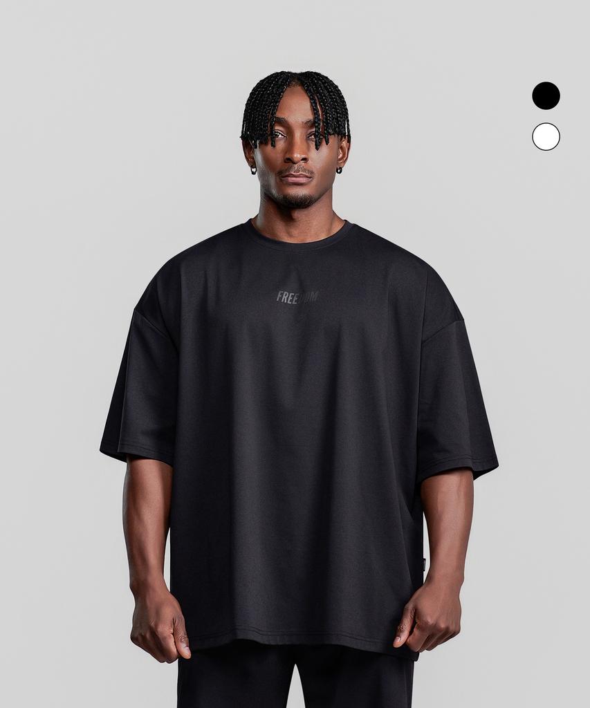 FREEDOM Essential Hidden Logo Oversized T-Shirt_2 Colors