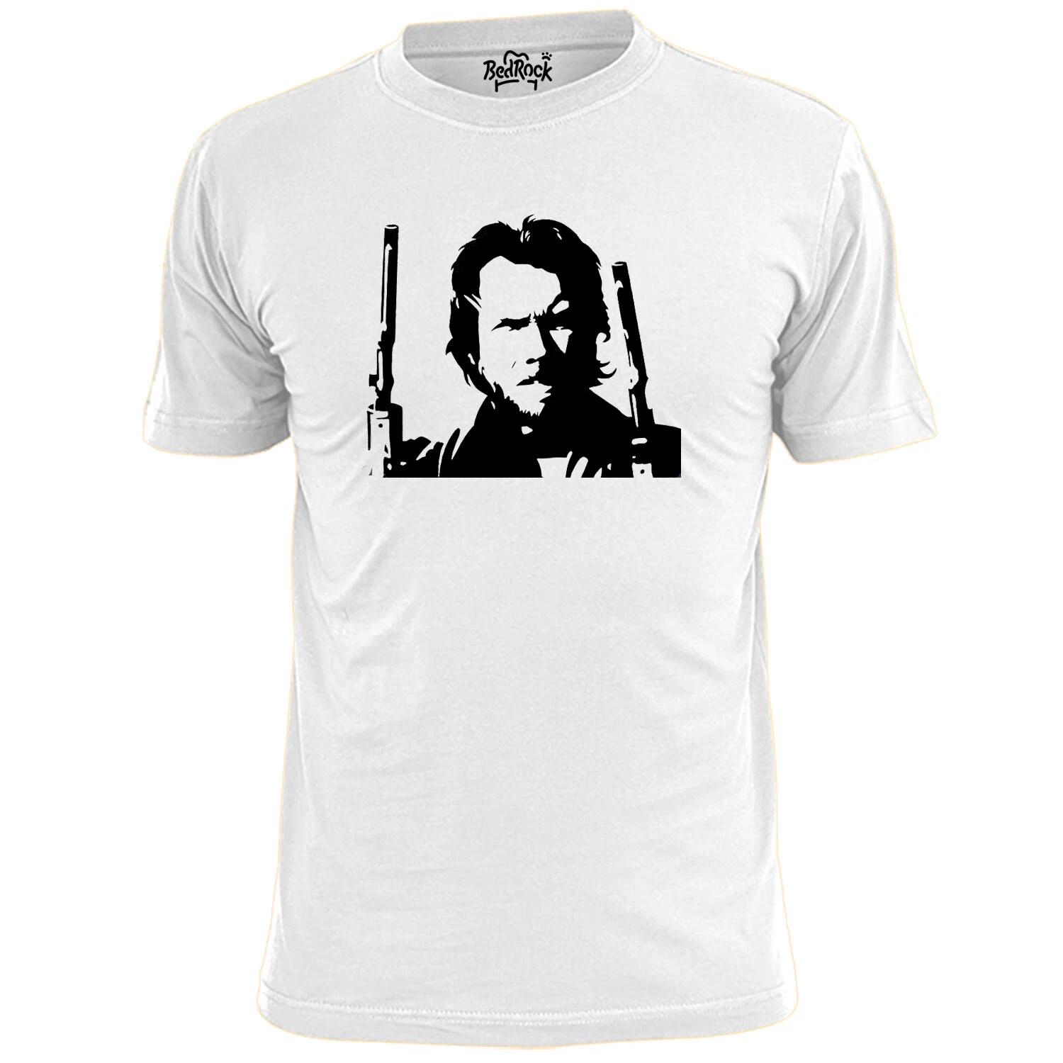 

Mens Man With No Name (v2) Western Inspired T shirt Clint Eastwood M