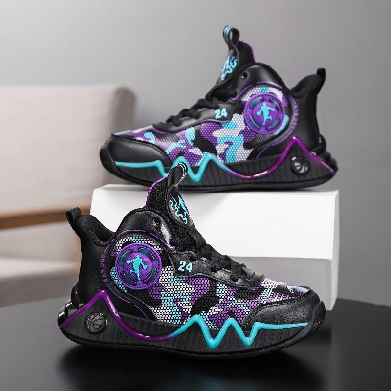 Boys' Lightweight Shock-Absorbing Basketball Running Shoes - Autumn/Winter 2025