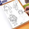 Cartoon Character Copy Anime Drawing Copy Books Material Painting Painting Exercise Book Comics Tutorial Books