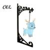 Birthday Surprise for Fans Magical Bookshelf Lamp with Owl Phoenix And Stag Figures, Vintage Iron Stand Whimsical Home Decoration Light, Warm