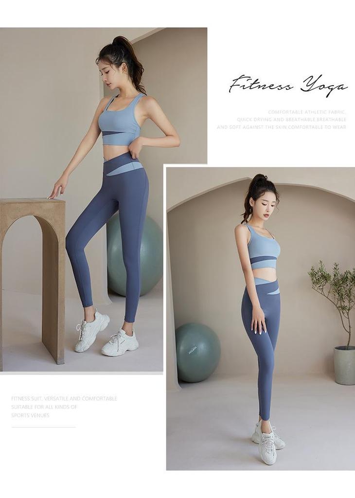 Women's Shockproof Sports Bra - Summer Yoga Fitness Vest with Stylish Back Design