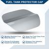Fuel Tank Door Cap For Volkswagen Passat 2017-2024 Gas Tank Flap Silver Tone