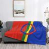 Sami Flag Blanket For Sofa Bed Travel Samis Sami Saami Sames Samés Sámes Flag Flagshop Scandinavia Sweden Norway