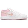 Jordan Air Jordan 1 Low top Vintage Basketball Shoes Women's Pink White 553560-614(Team82-)