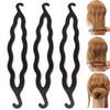 1-6Pcs/Set Múltiplas Ferramentas Mágicas para Trançar Cabelo Feminino Menina Cabelo Donut Bun Maker Grampos de Cabelo Torção Grampo de Cabelo Ferramenta de Estilo Acessório de Cabelo