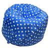 Plush Animal Toy Storage Bag - Children's Soft Bean Bag Chair Cover with Zipper