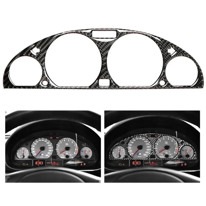 Koolstofvezel Interieur Instrumentenpaneel Decoratief Frame Dashboard Cover Stickers voor BMW 3 E46 M3 1998-2005 Interieur Accessoires