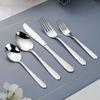 New 26-Piece High-End Stainless Steel Cutlery Set: Steak Knife, Fork, Spoon for Hotel & Restaurant Use