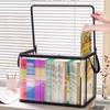 Dustproof Transparent Book Storage Bag Foldable Desktop Organizer for Students Home Classroom Old Books Container251