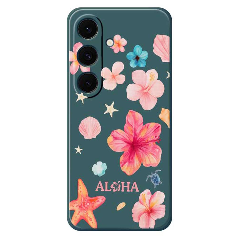 For Samsung Galaxy S25 FE Case Flower Pattern Printing Straight Edge TPU Phone Back Cover