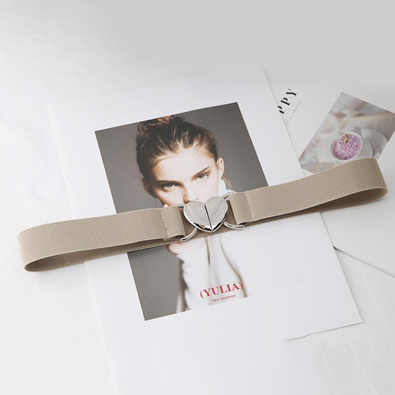 

Эластичные ремни с металлической пряжкой в виде сердца для платья, свитера, декоративного пояса