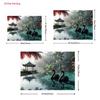 2D Nature Landscape Black Swan Background Cloth Decor
