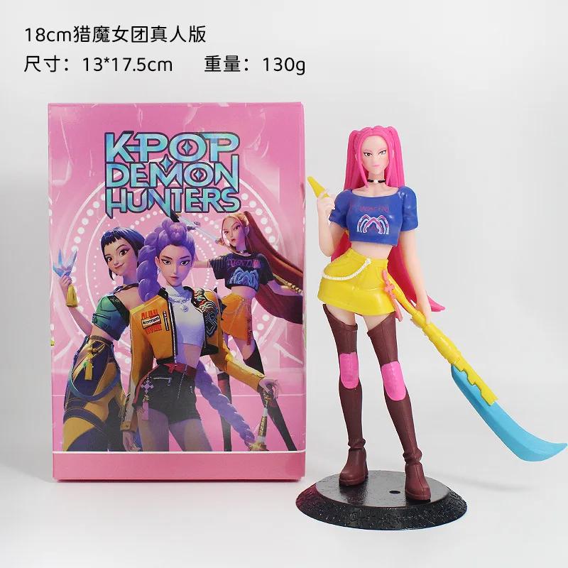 Live-Action Dämonenjägerin Girlgroup Figuren - K-Pop Idol Gruppe Peripherieartikel, Cartoon Modell Spielzeug & Ornamente