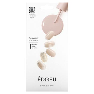 Perfect Gel Nail Wrap, ENA 220 Sand Wave, 19-piece Set