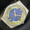 AUTOMATIC 8200 JAPAN MENS VINTAGE BLUE COLOR DIAL WATCH A702775-1 R210-a702775