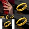 Timeless Vietnamese Sand Gold Ring Unisex Design Classic Retro Style Ideal For Romantic Gifts