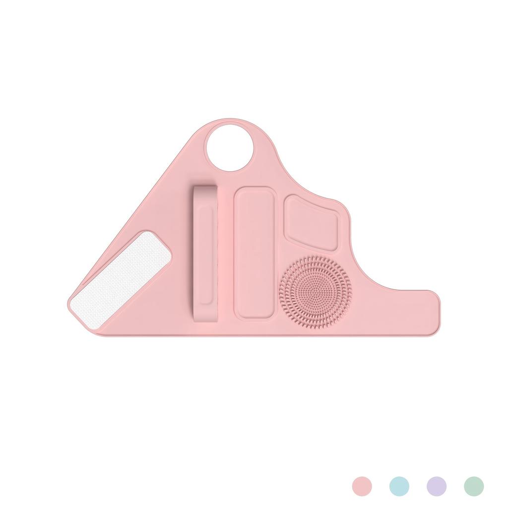 Silicone Makeup Assistance Hand Strap Makeup Tool Storage Bag Wrist Strap for Quick Replacement of Makeup Tools