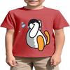 Summer Children's Pingu Fashion T-Shirt Cartoon Print Hot Sale for Boys and Girls