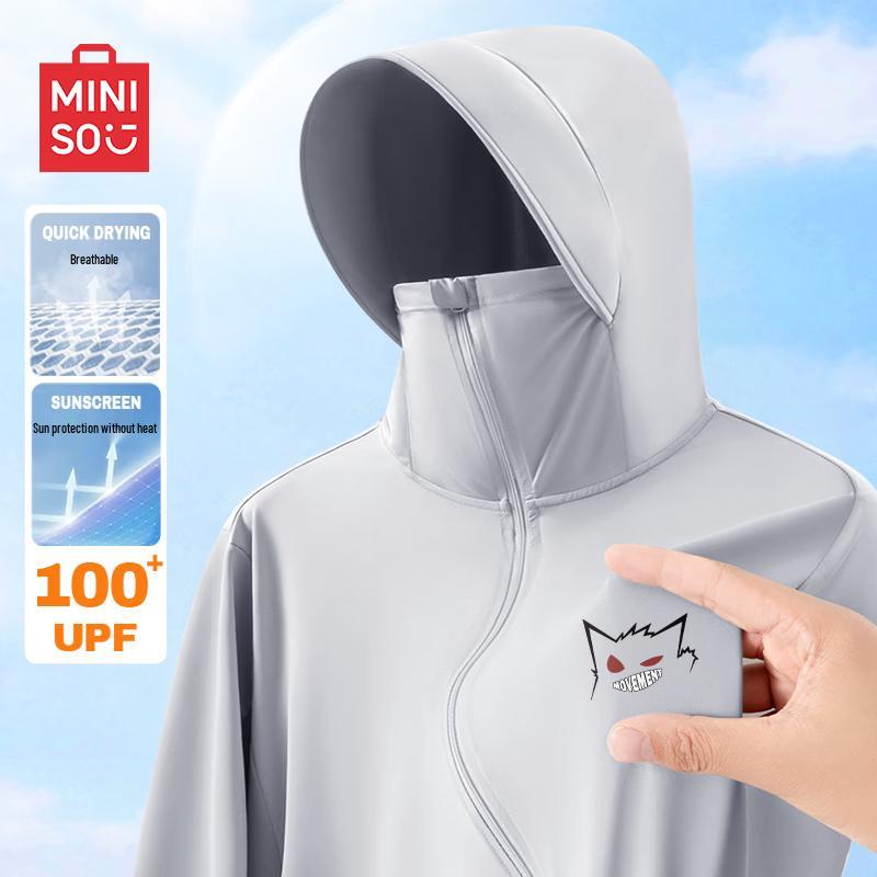 MINISO Men s Summer UV Protection Ice Silk Sun Jacket 5XL