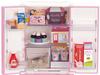Takara Tomy "Licca-chan LF-01 Ice Rolling Refrigerator" Dress-Up Doll Play Toy for Ages 3 and Up, Meets Toy Safety Standards, ST Mark Certified