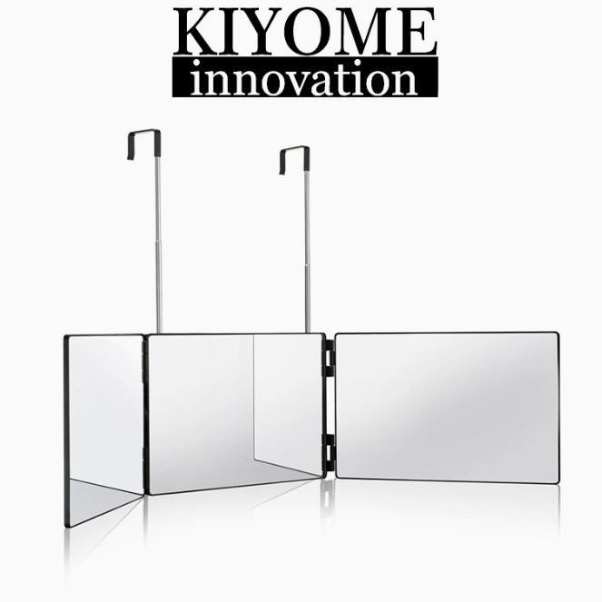 

Tri-Fold LED Makeup Mirror with Adjustable Retractable Hanging Feature White Case