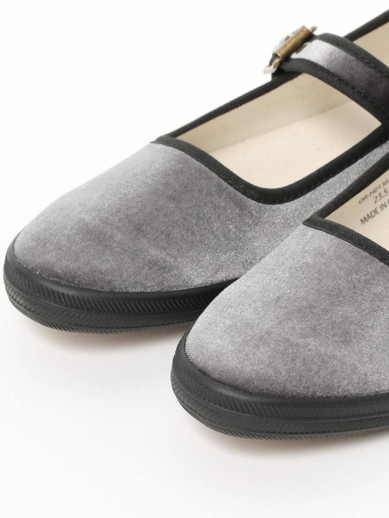 B:MING LIFE STORE by BEAMS ORCIVAL Strap Shoes, Women's, Gray, Size 22.5
