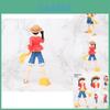 Figura de Anime One Piece Luffy Punho Negro Modelo de PVC Brinquedo Colecionável Presente