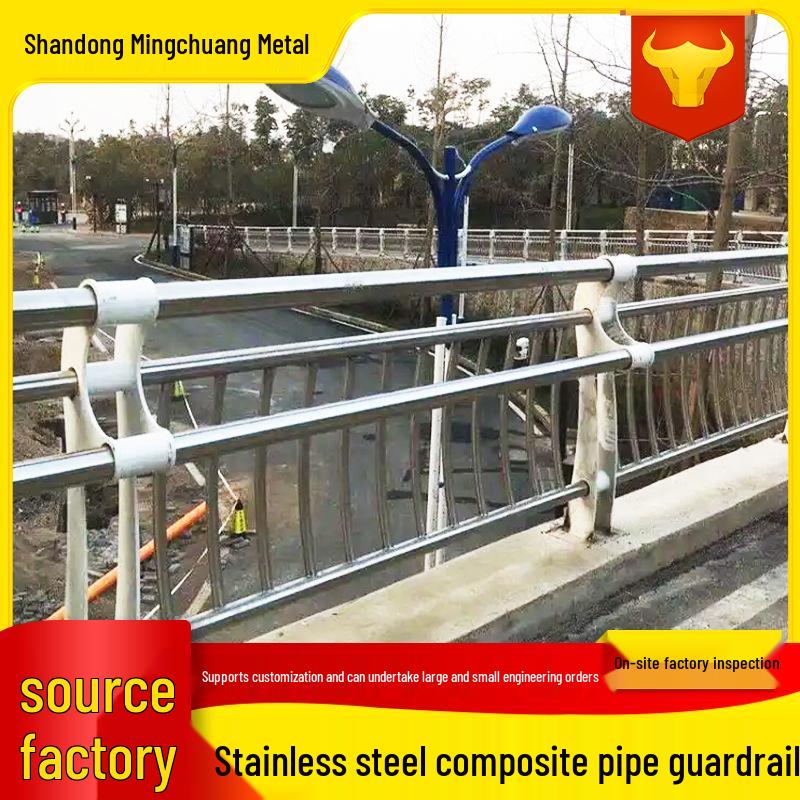 201 Stainless Steel Scenic Bridge Handrail & Safety Guardrail for Walkways