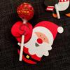 50pcs Christmas Lollipop Paper Cards Cartoon Santa Claus Penguin Kids Candy Gifts Package Wrapping New Year Party Decoration