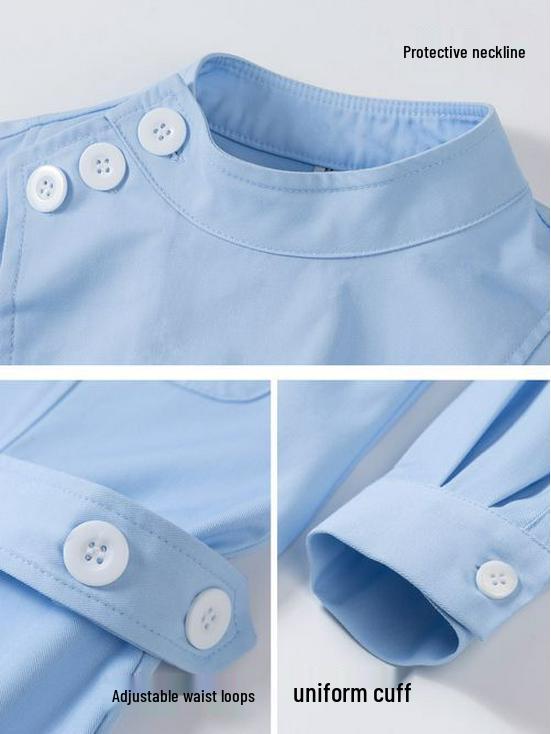 Nightingale Women's Long Sleeve Nurse Uniform Set for Dental and Surgical Use – Plus Size Available