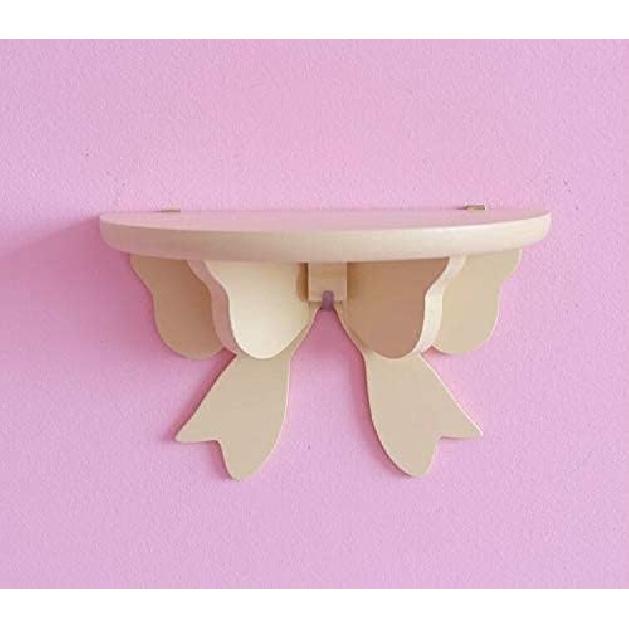 NAA Kawaii Wood Floating Shelf Kawaii Wall Decor Kawaii Room Decor Kawaii Pink Room Décor, Pastel Pink
