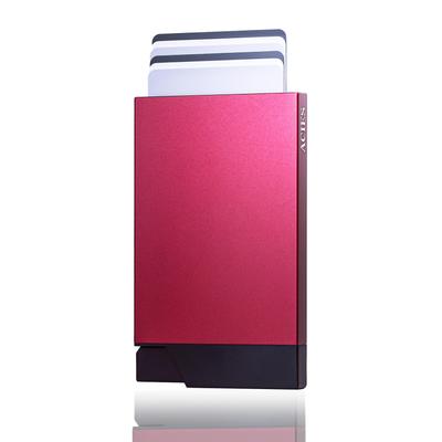Skimming Prevention Credit Card Slim Wallet for Men [Acies] [Overwhelming Texture] Case, Slim, Sliding, Anti-Magnetic,