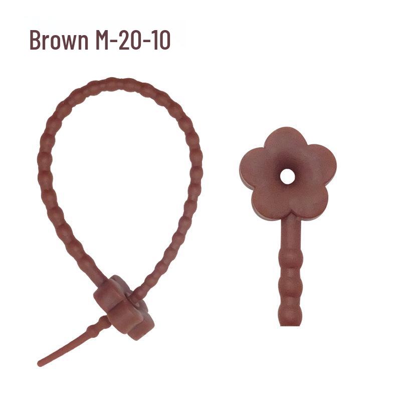 Multicolor TPR Silicone Zip Ties: Elastic Self-Locking, Reusable Cable Organizers & Keychain Pendants.
