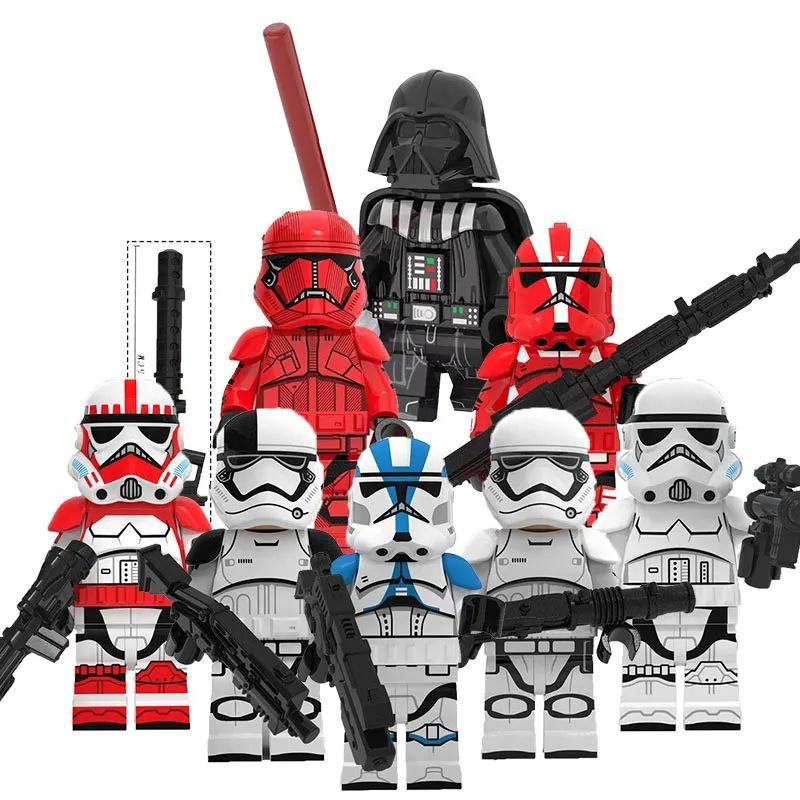 Star Wars Building Blocks Figures Assembly Toys Empire Stormtrooper Sith Guard Warrior Battle Collection Model Kids Gift