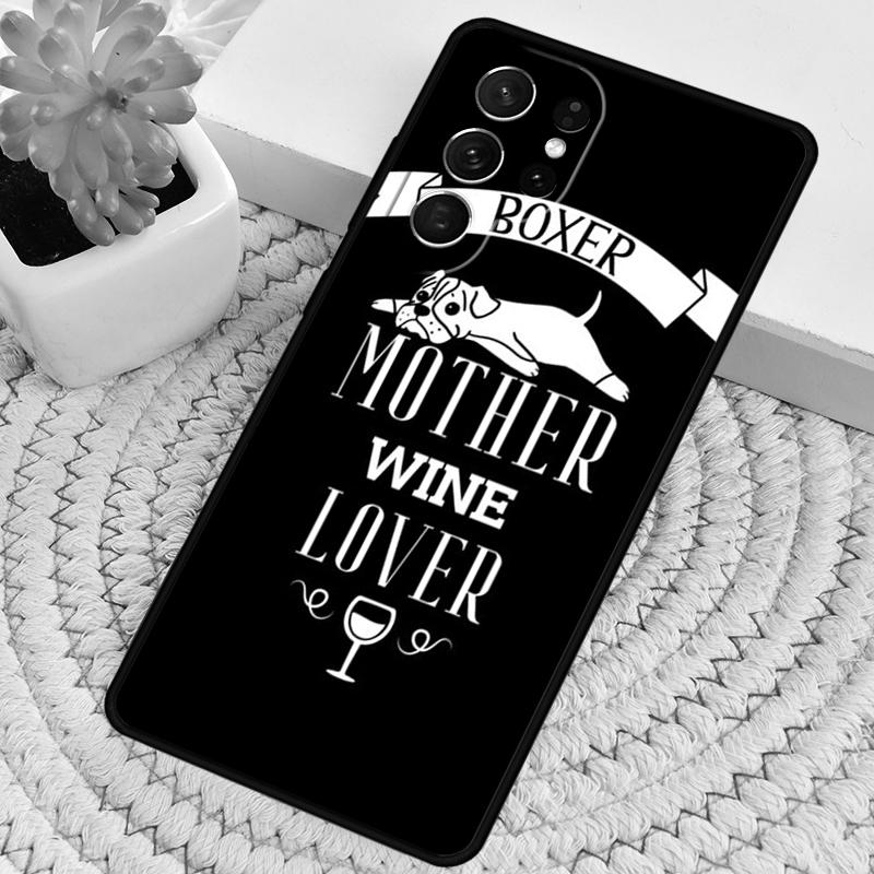 Cute Boxer Dog Phone Case for Samsung Galaxy note 10 pro S26 Ultra S23 S24 FE S25 S21 S22 PLUS shockproof Cove