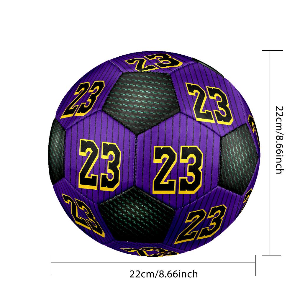 1pc Miami Messi and LeBron James  Football Soccer Ball Size 5 Indoor Soccer Ball Fashion Colorful  Backyard Game -Great For Sports Fans Gift
