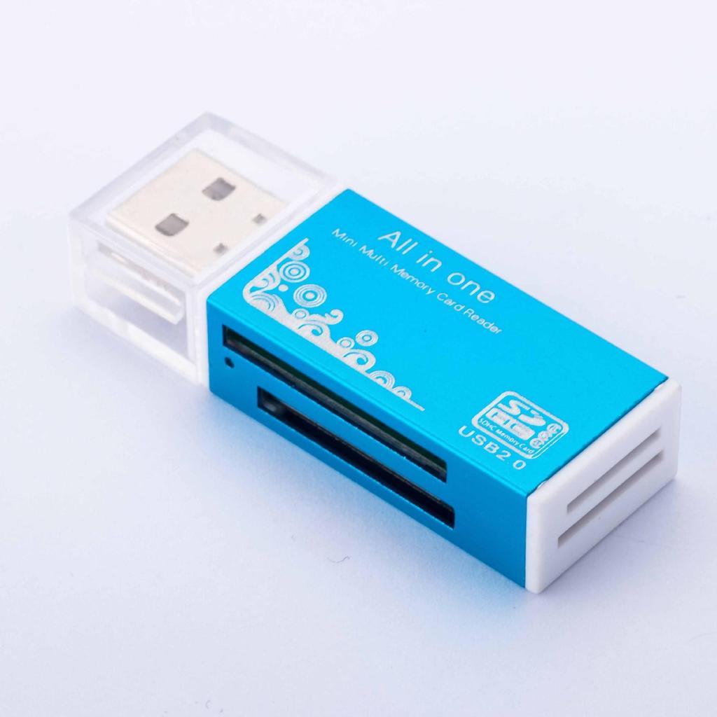Shiyou SY-638 High-Speed USB 2.0 All-in-One Card Reader: Supports TF, M2, MS, SD Cards