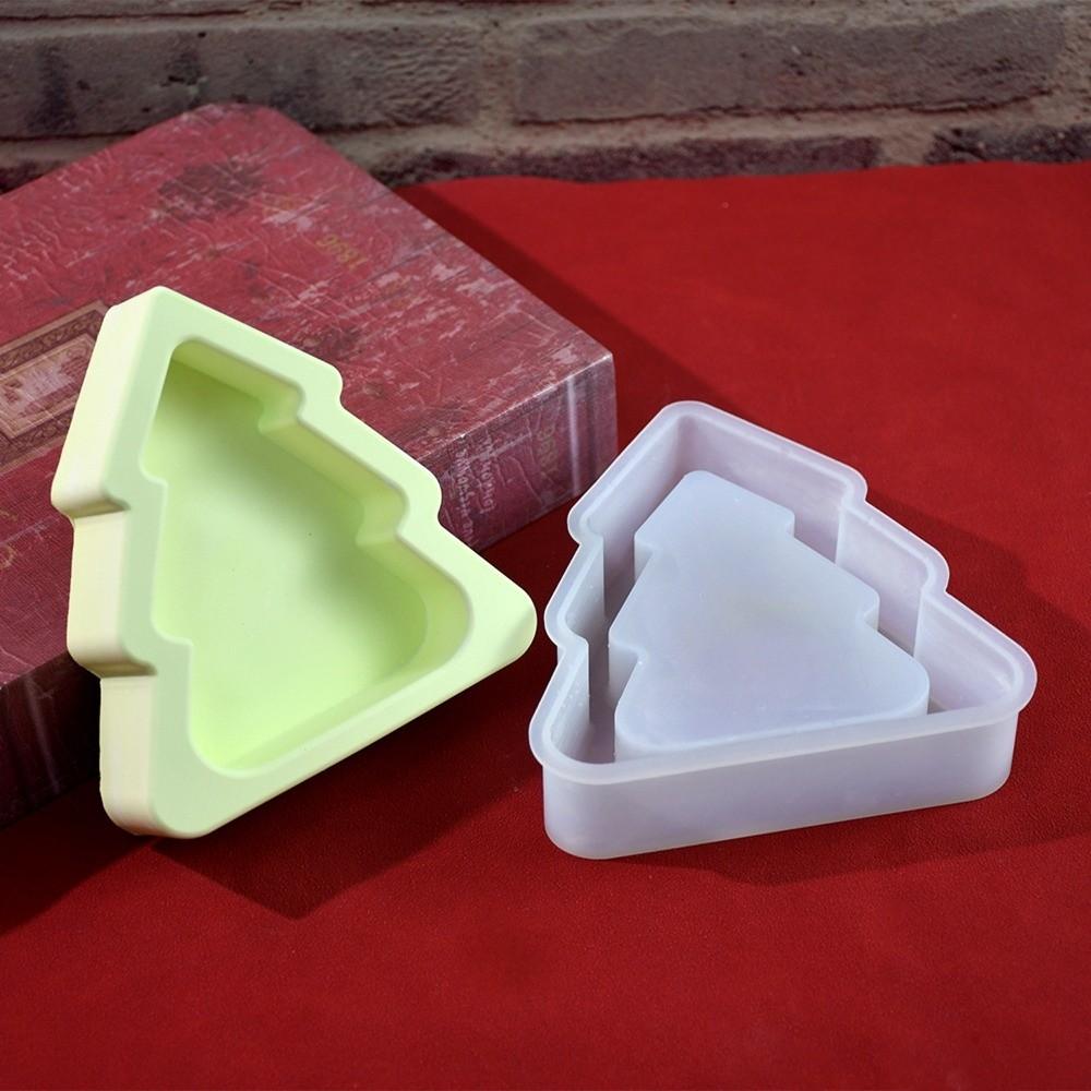 DIY Xmas Plate Ornament Mold Multi-purpose Epoxy Resin Plaster Wax Mold  Beginner Friendly