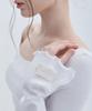Moabel Label Shirring Tee - Ivory