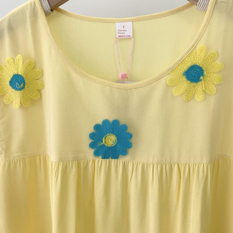 Youth Artificial Cotton Nightdress Women's Summer Sweet Student Short Sleeve Round Neck Pajamas Women's Loose Girl Homewear Night Dress Thin