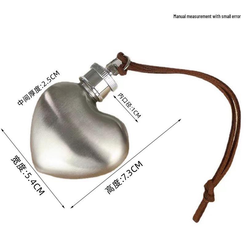 Mini Zestaw Mini Butelek ze Stali Nierdzewnej 304 w Kształcie Serca