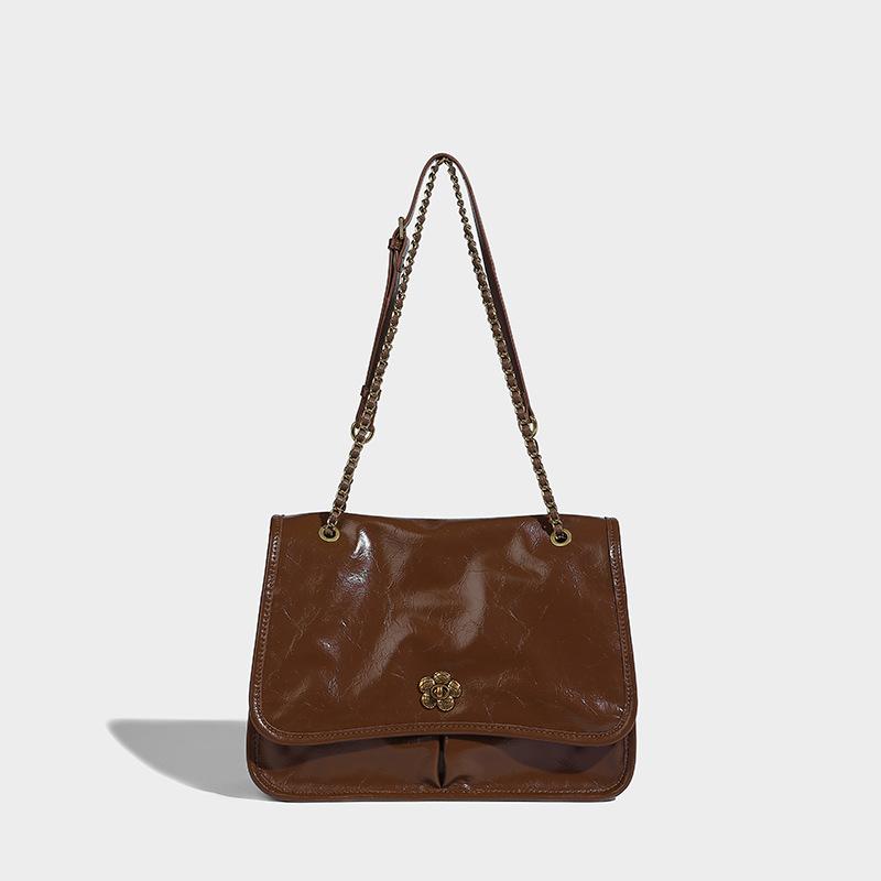 

Универсальная женская сумка через плечо для поездок на работу, женская сумка-тоут, большая вместимость, сумка на цепочке, текстурированная, легкая, роскошная