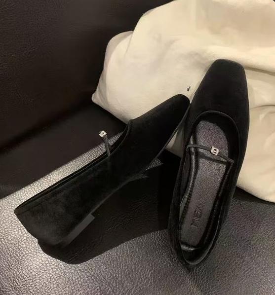 

Модные бархатные туфли Мэри Джейн для женщин, ручная строчка, повседневная уличная одежда, балетки, туфли-лодочки, женские однотонные красные тканевые туфли, лоферы 35