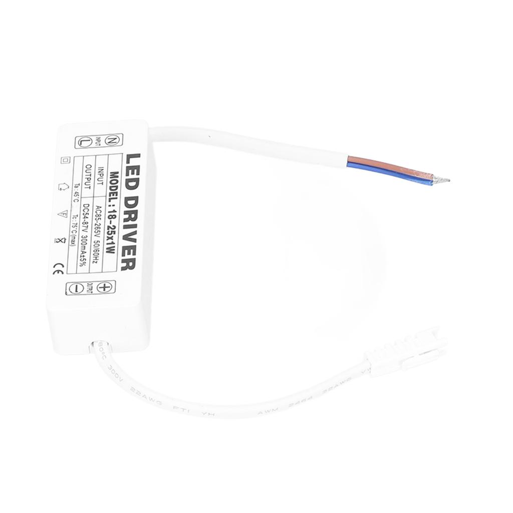 18‑25X1W LED Driver Constant Current 300mA Input AC85‑265V Output 54‑87VDC LED Driver Transformer