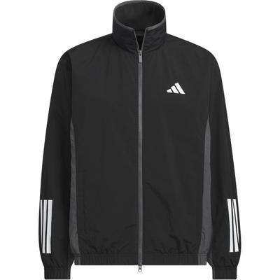Gewebtes Logo Colorblock Sportlich Lässige Langarmjacke Herrenjacken Schwarz KC3920