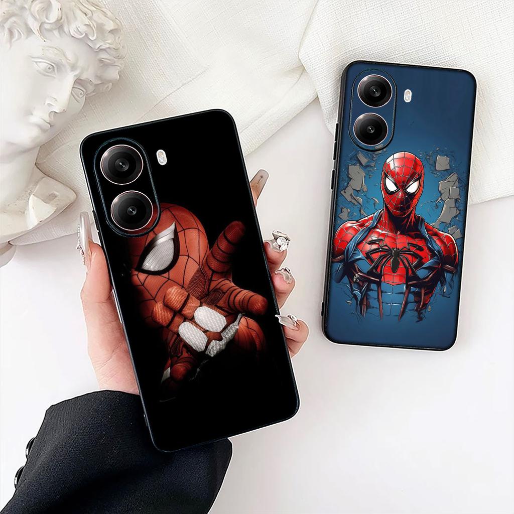 Spider Man Marvels Super Hero SpiderMan Phone Case for Xiaomi Redmi Note 13 14 ProPlus Pro Plus 14C A4 13C Pro+ Note14 Cover