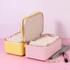 Dustproof Jewelry Display Box with 12 Small Pouches Jewelry Storage Case PU Jewelry Box  Home
